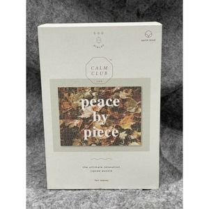 Luckies of London Calm Club Peace By Piece Fall Leaves Jigsaw puzzles 500 pieces